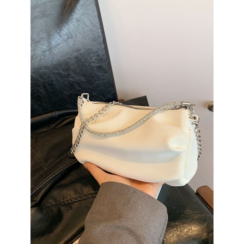 g Pleated Tote Bag Cushion-Shaped Bag_voghion.com