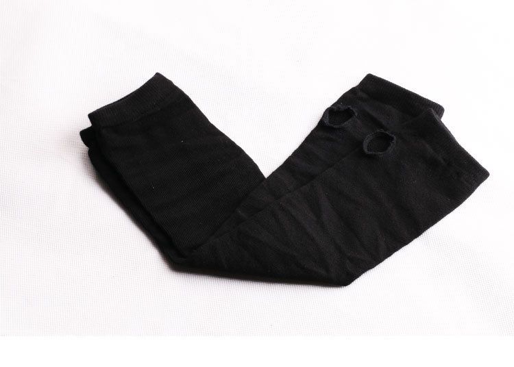 Manches longues unisexes pour femmes, gants longs demi-doigts, gants à doigts exposés, manches à bords volantés_voghion.com