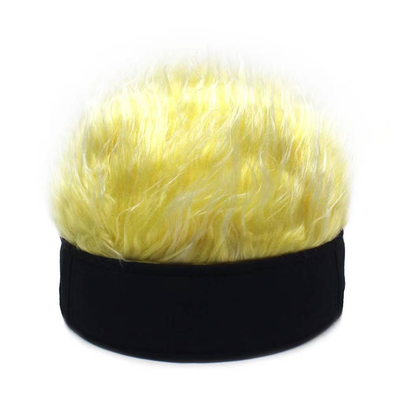 Cappello 1PC parrucca invernale in peluche cappello da padrone di casa cappello hip-hop da uomo in marea femminile lavorato a maglia caldo_voghion.com