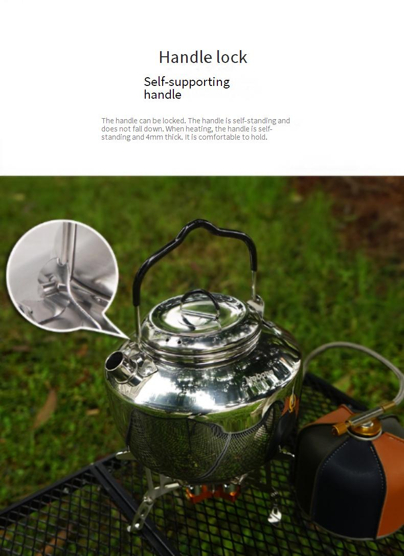 1,5-l-Camping-Wasserflasche aus Edelstahl – 304 lebensmittelecht und auslaufsicher – tragbarer Tee-/Kaffeekessel für den Außenbereich für Wanderpicknicks und Roadtrips_voghion.com