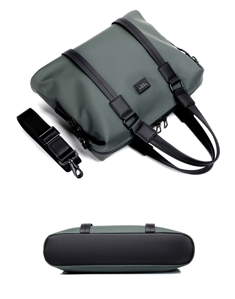 Borsa da uomo, borsa a mano, grande capacità, in tessuto Oxford, tendenza_voghion.com