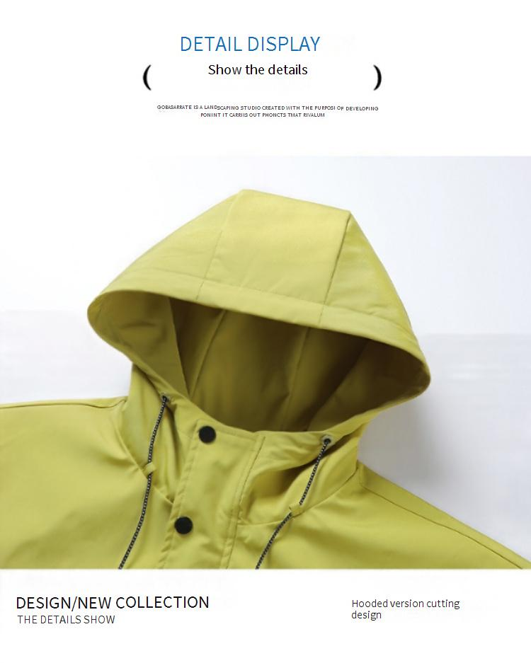 Giacca casual con cappuccio da uomo - Giacca a vento leggera unisex, cappotto streetwear con cerniera per tutti i giorni (nero/bianco/viola/giallo)_voghion.com