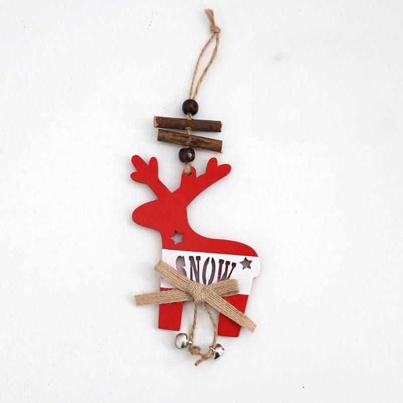 Decorazioni natalizie, renne, ornamenti in legno per l'albero di Natale, decorazioni per feste, appendini per porte e oggetti di scena per l'atmosfera_voghion.com
