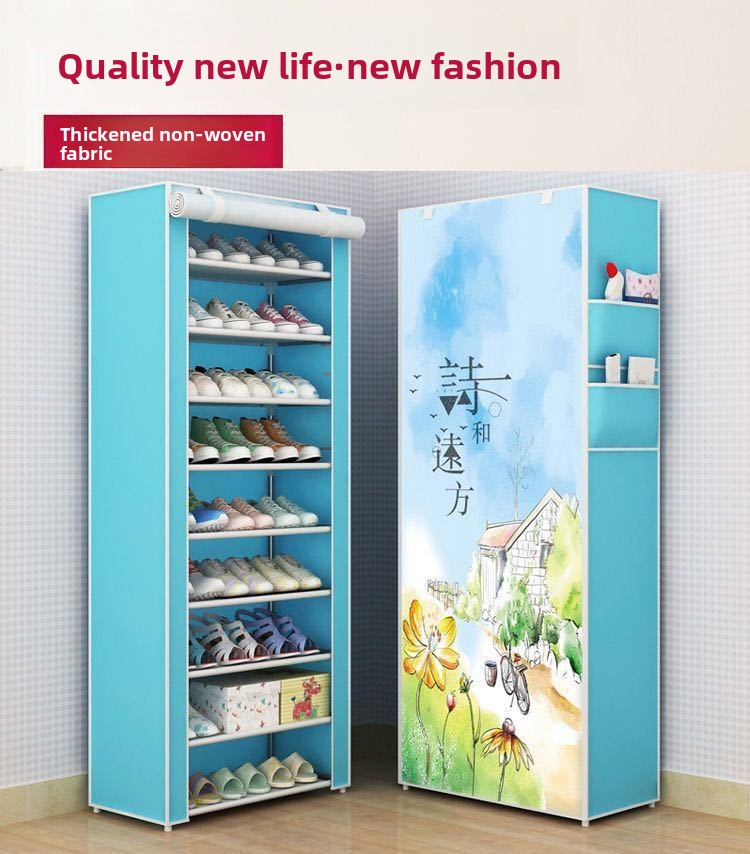 Schuhregal aus Metall – Modularer, verstellbarer Schuh-Organizer mit 5/6/8/10 Ebenen für Eingangsbereich, Kleiderschrank und Wohnheim (modernes, schlankes Design, Selbstmontage, rostfreier Rahmen)_voghion.com