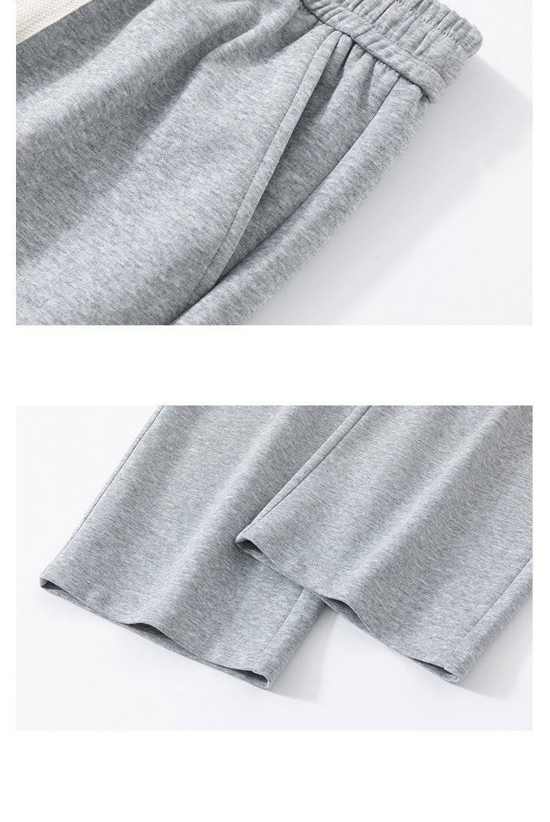 Pantaloni casual da uomo a gamba larga con coulisse in vita - Comodi pantaloni a gamba dritta in tinta unita per l'uso quotidiano_voghion.com