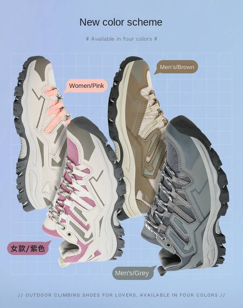 「XGXC」Chaussures basses légères pour hommes et femmes, adaptées aux styles de couples, nouvelles chaussures de sport de plein air toutes saisons 2024, bottes de randonnée._voghion.com
