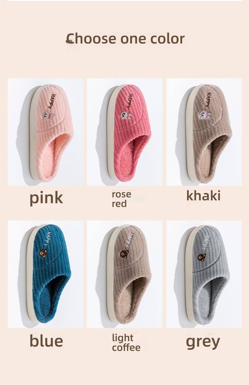 Pantofole da casa in pile di peluche da uomo e da donna - Scarpe invernali da interno ultra morbide con suola in PVC antiscivolo, comode e calde per la casa, unisex_voghion.com