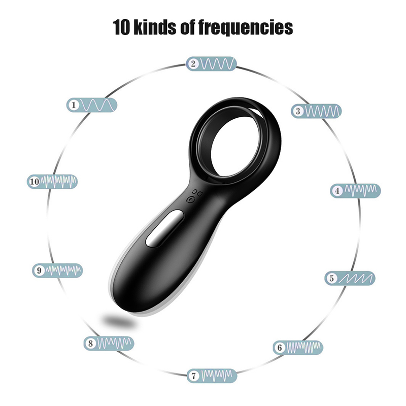 Frequenze Vibrazione 10 Anelli Ritardo Eiaculazione Anelli Giocattoli sessuali per uomini Allenamento resistenza sessuale Silico ual_voghion.com