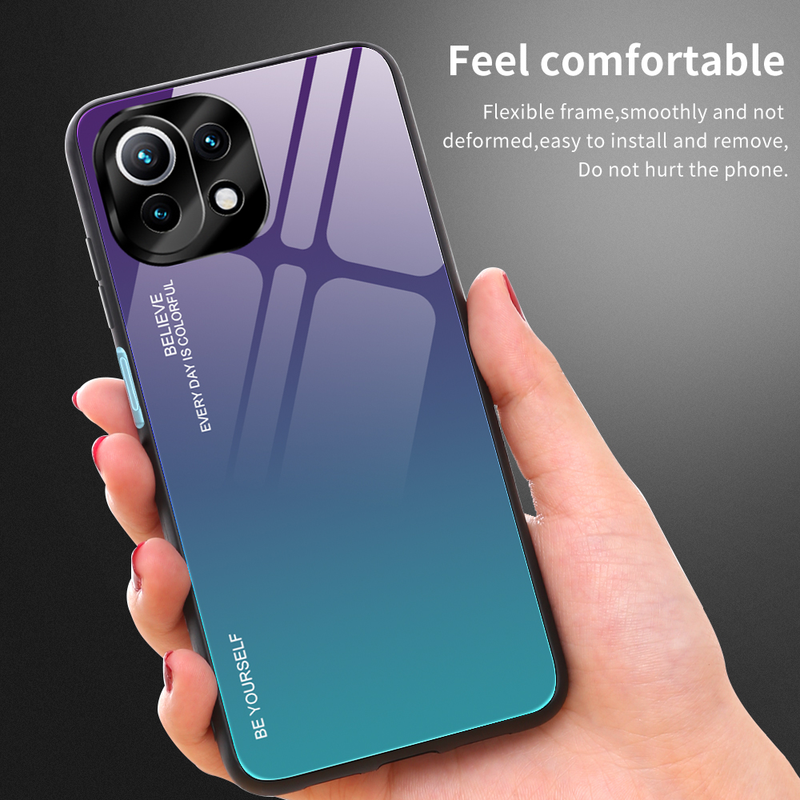 Luksuriøst gradueret telefoncover til Xiaomi 12 12pro 12x beskyttelsesetui til xiaomi mi 11 12 pro_voghion.com