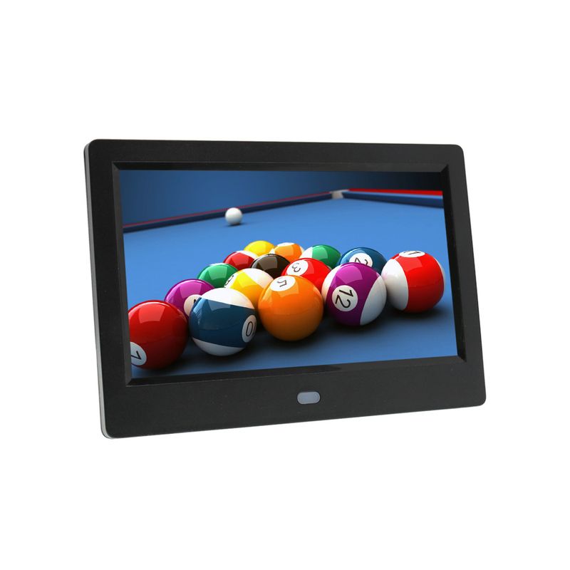 7 Inch HD IPS Full-View Digital Picture Photo Frame With Remote Control, Using USB Or SD To Play Photos/Videos/Music, For_voghion.com