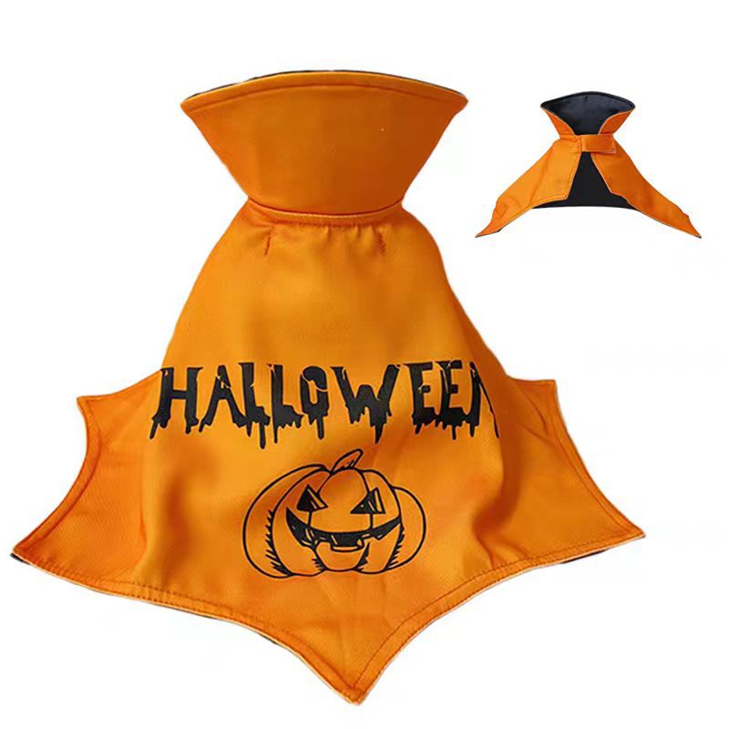 Halloween Haustier Hund Kleidung Cape für mittlere und große Hunde Vampir Fledermaus Kostüm Golden Retriever Samojede Alaskan Malamute_voghion.com
