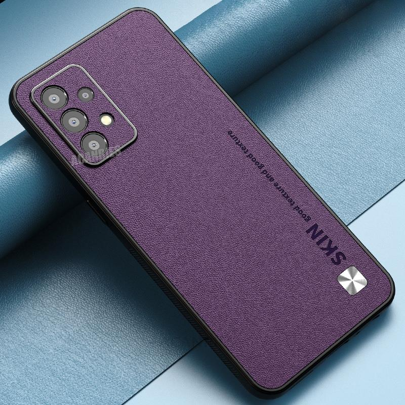 A 52 53 54 Luxury Leather Case For Samsung Galaxy A52 A53 A13 A23 A32 A33 A73 A72 A51 A71 4g A54 A14 5g A12 Silicone Back Cover_voghion.com