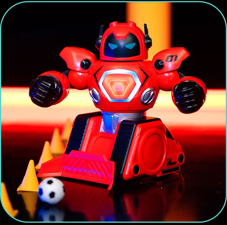 Boxningsrobot för 2 spelare - Interaktiv smart RC-stridsleksak för barn med fjärrkontroll_voghion.com