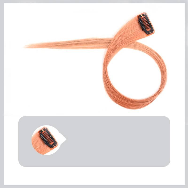 Extension per capelli Parrucche eleganti Tinta per orecchie pendenti Colore sfumato Extension per capelli Parrucca Senza cuciture Invisibile Pezzo unico Tinta per mèches_voghion.com