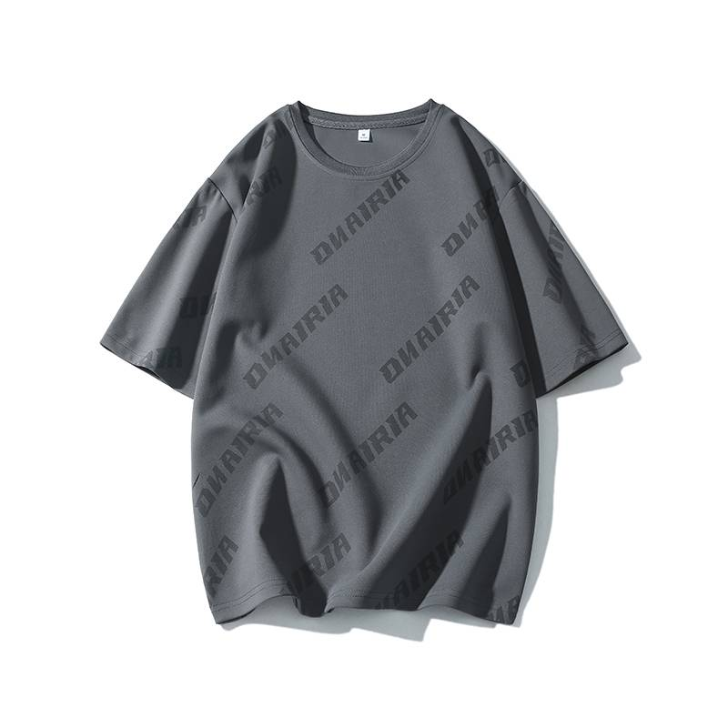 Summer Trendy Short-sleeved T-shirt, Round-neck Short-sleeved Base Layer Shirt, Youth Top_voghion.com