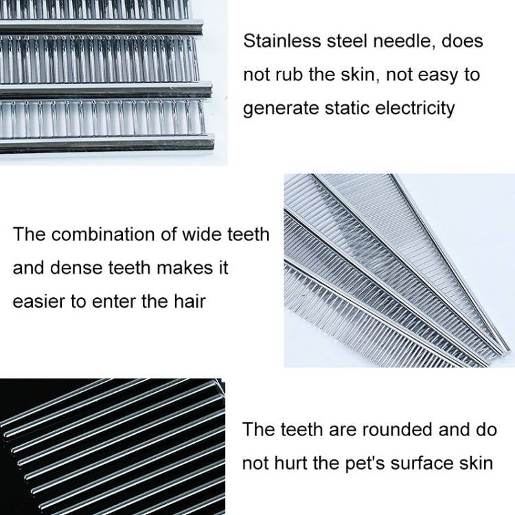Stainless Steel Pet Comb Pet Hair Comb_voghion.com
