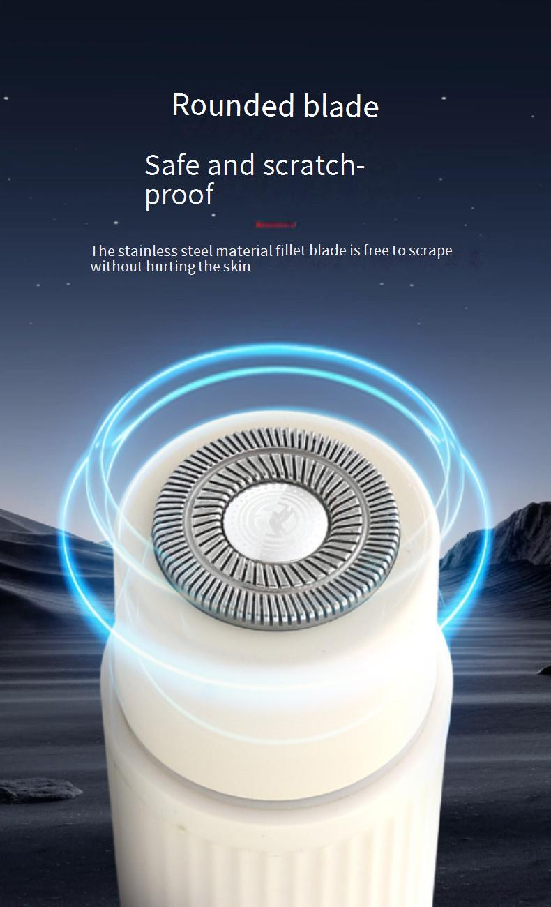 Epilierer-Haarentfernungsgerät für Frauen, Doppelkopfrasierer, Privater Schamhaarschneider, Elektrorasierer, Haarentfernungsgerät für Männer und Frauen_voghion.com