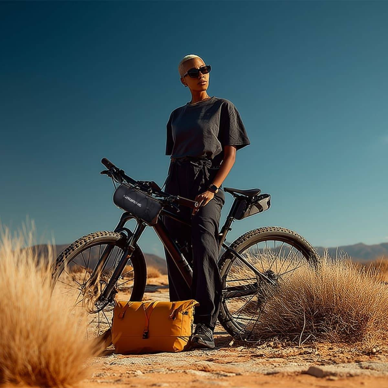 Sacoche de guidon de vélo étanche Grundig 2,5 L – Convertible en bandoulière_voghion.com