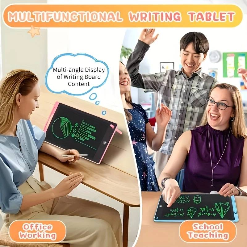 Lot de 20 tablettes d'écriture LCD – Indispensables pour la classe et le bureau ! Bloc-notes numériques écologiques pour les besoins en gros._voghion.com