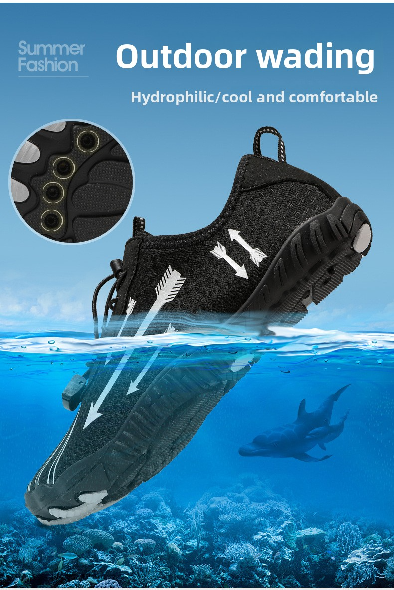Unisex Quick-Dry Water Shoes – Lightweight & Breathable For Swimming, Beach, Yoga & Outdoor Adventures | Non-Slip Sole | Multiple Colors & Sizes_voghion.com