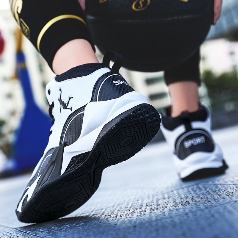 BKQU männer High Top Schuhe Outdoor 2023 Kinder Junge Atmungsaktive Basketball Frau Training Turnschuhe Zapatillas_voghion.com