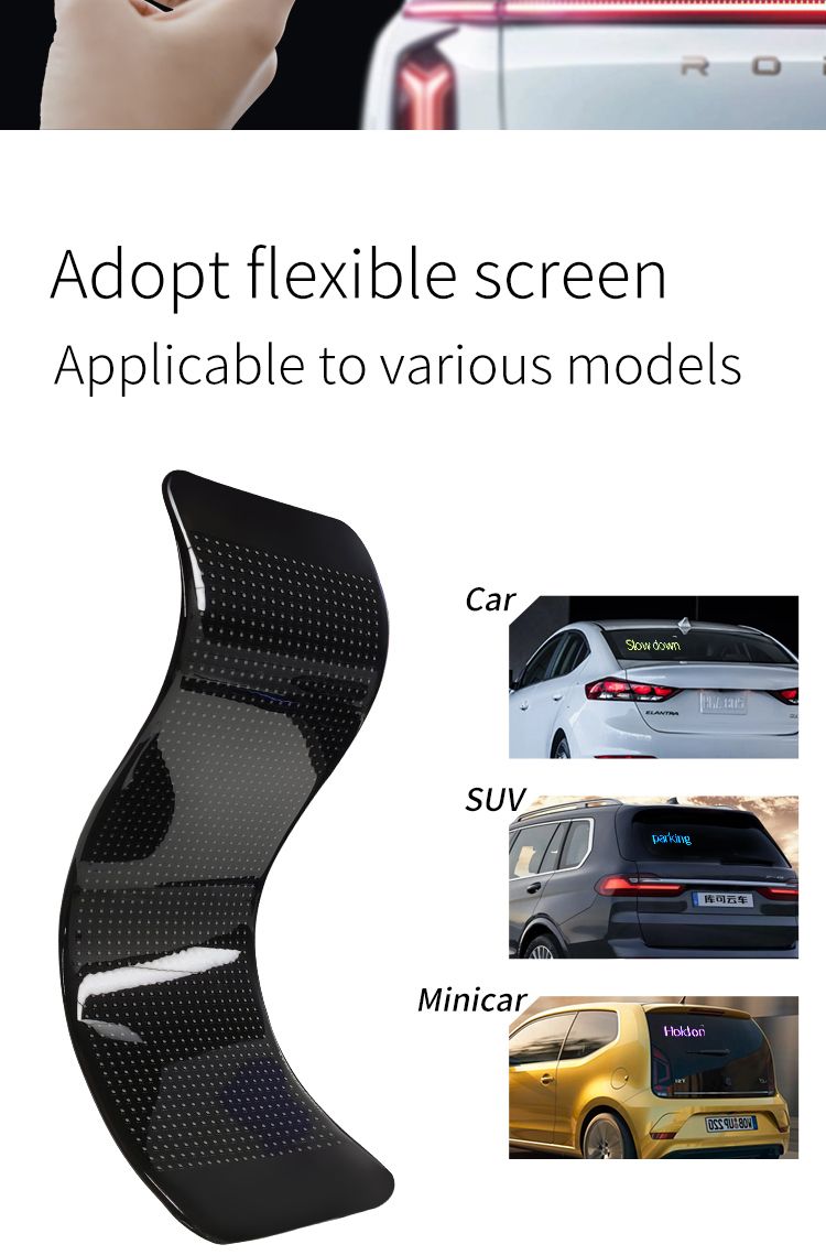 1 pz flessibile Smart LED Display Matrix Pixel Panel Demon Eyes fai da te modello programmabile telecomando / APP di controllo per auto_voghion.com
