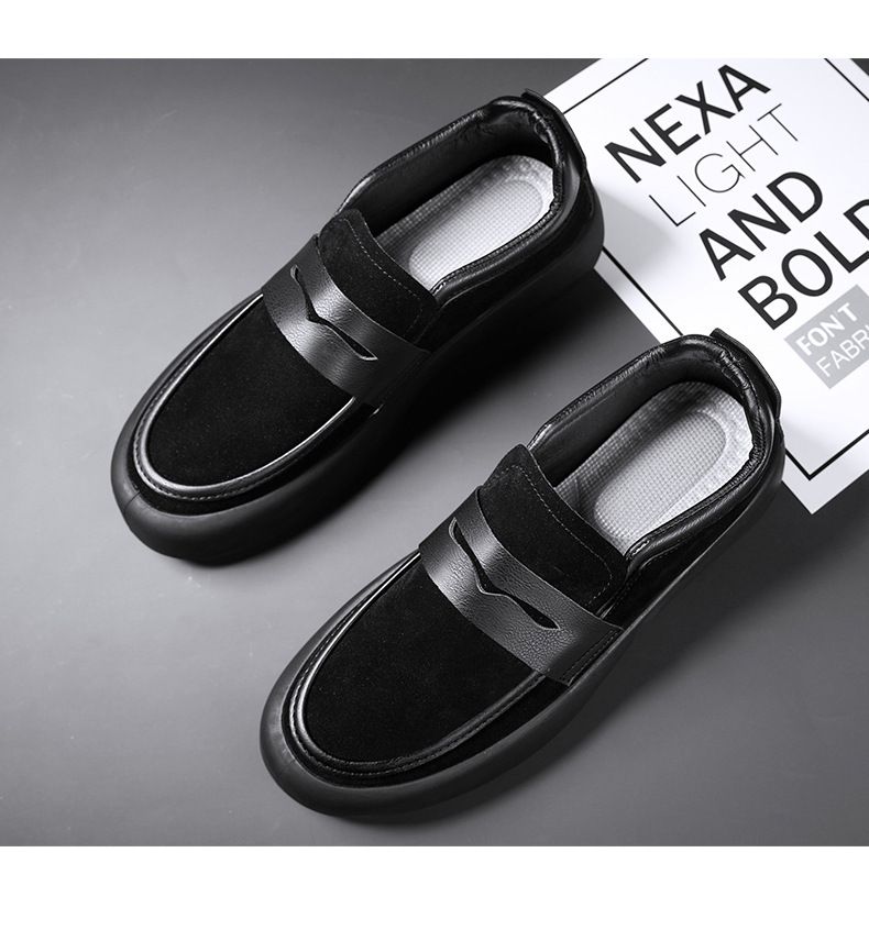 2024 vår nya andningsbara herrskor koreanska mode casual skor unga herrskor trendiga singelskor_voghion.com