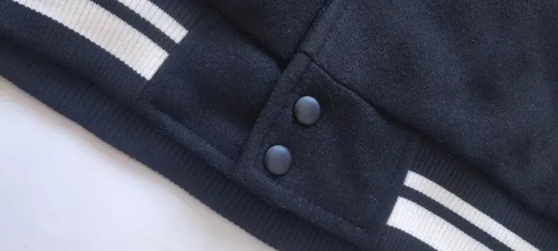 Herren Lederärmel Baseball Varsity Wolle College Jacke Casual Letterman Mantel Grün Grau Marineblau Schwarz 2024_voghion.com