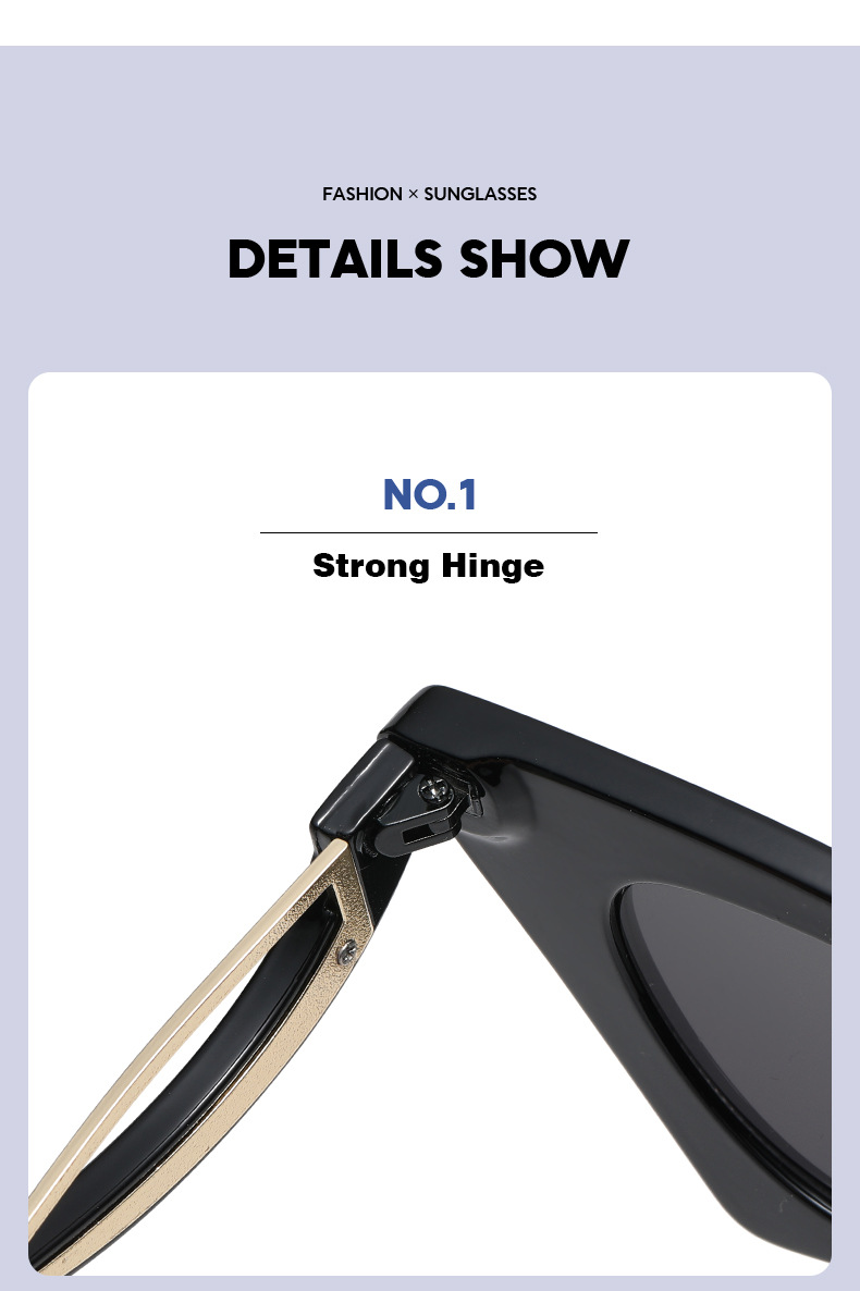 New Cat Eye Styling, Face Shaping, Self Taking Sunglasses, Flat Light Mirrors, Walking Show, Personalized and_voghion.com