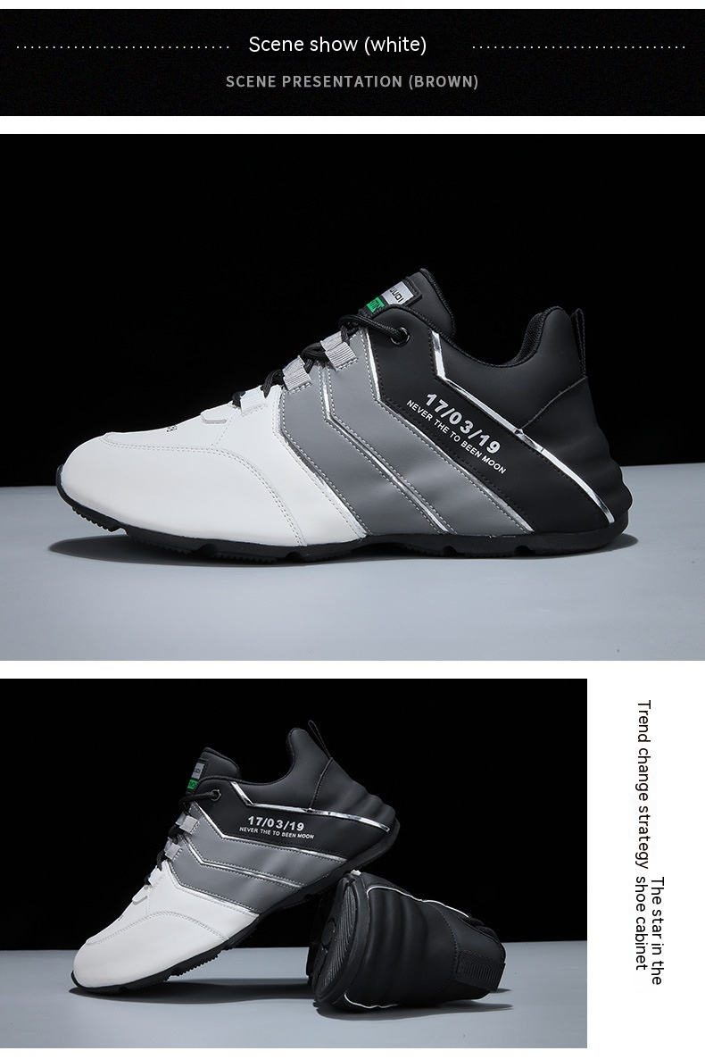 Man Vandringskor Löparskor Arbetsskor Att Rengöra Sneakers Skor Sneakers Syntetiskt Slitstarkt Enkla_voghion.com