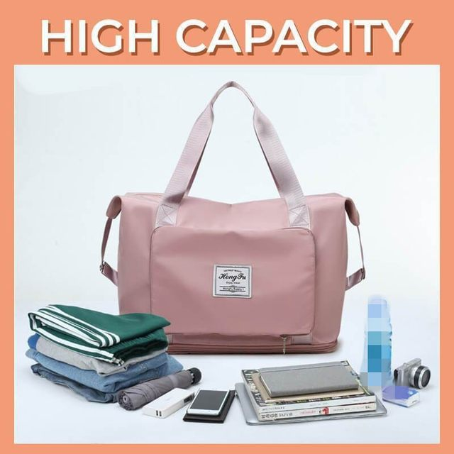 Große Kapazität, faltbare Reisetaschen für Damen, Fitnessstudio, Yoga, Aufbewahrung, Umhängetasche, Herren, wasserdichtes Gepäck, Handtasche, Reisetasche_voghion.com