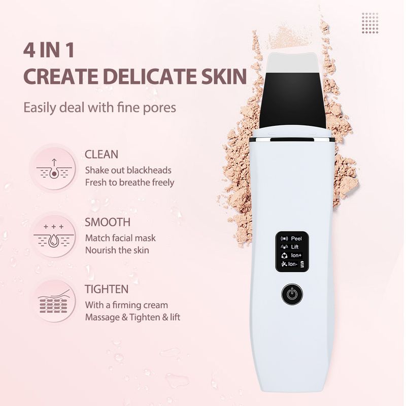 New ultrasonic household peeling machine, beauty instrument, pore cleaner, facial blackhead instrument_voghion.com