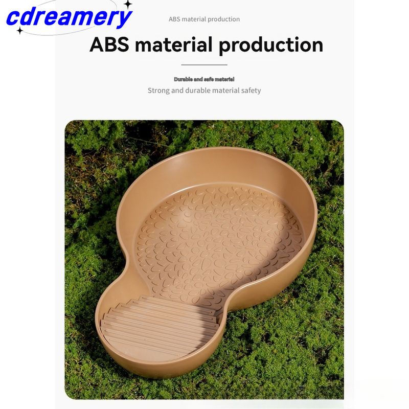 Turtle-specific Water Basin, Food Basin, Turtle Drinking Water, Bathing, And Climbing Pet Breeding Box_voghion.com