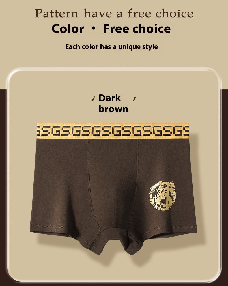 GDECC Biancheria intima da uomo in cotone traspirante, confortevole, antibatterico, vita media, angoli piatti, pantaloncini a quattro angoli, regalo_voghion.com