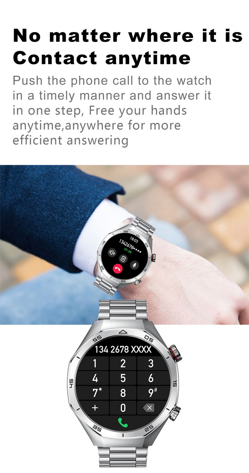 2025 Fashion Smart Watch Bluetooth Call Man Bracelet Heart Rate Blood Oxygen Monitoring Waterproof Sports Smartwatch For_voghion.com