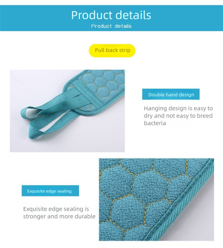 Creative Household Products Collection Practical Family Bath Scrub Towel Set Home Daily Supplies Small Grocery_voghion.com