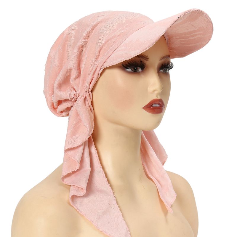 Women's Clothing Solid Color Women's Scarf Hat Versatile Malaysia Scarf Muslim Headscarf Hat_voghion.com