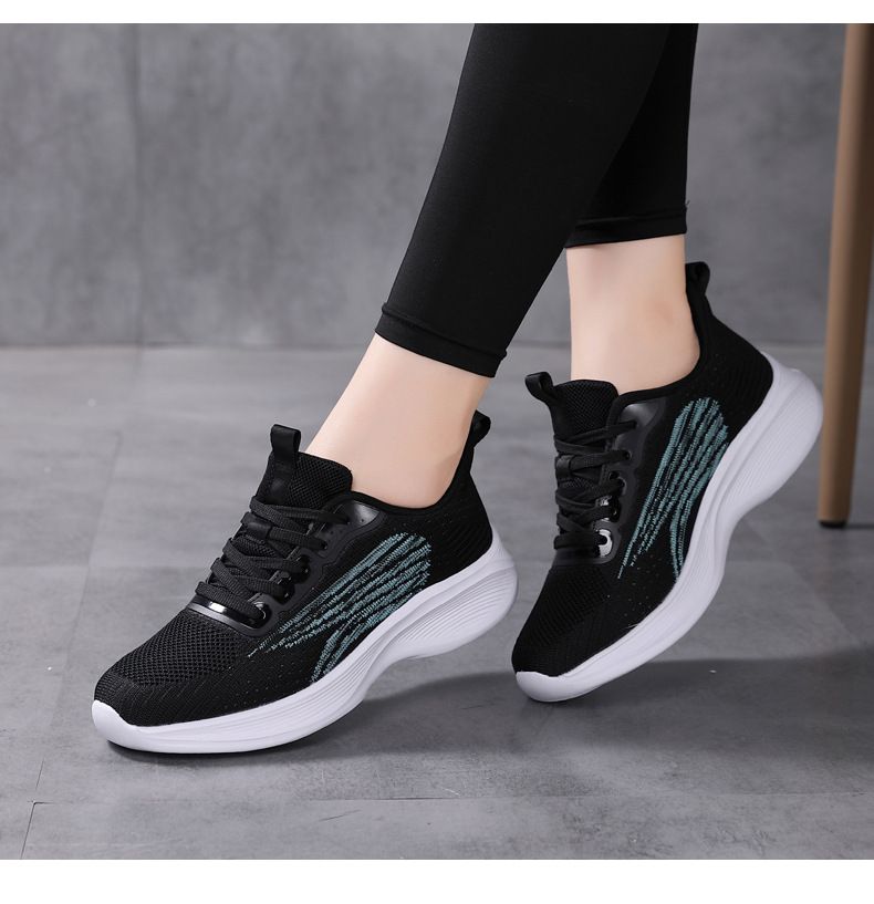2024 zapatillas deportivas para mujer, transpirables, ligeras, tejidas, informales, cómodas_voghion.com