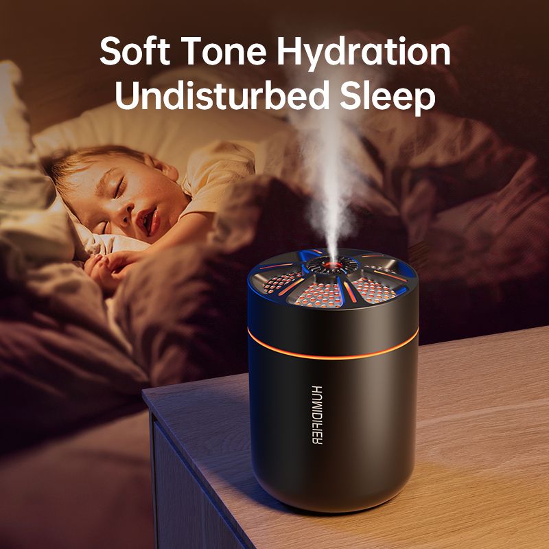 Umidificador de ar potente e eficiente 180ml aromaterapia difusor de aromas óleo essencial com luzes coloridas para casa carro_voghion.com