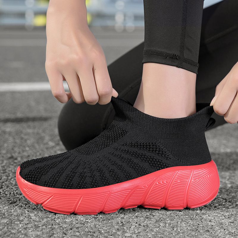 Scarpe da ginnastica da donna e da uomo, traspiranti, con calzini, leggere e comode, da donna, da ginnastica, da passeggio, Zapatillas Hombre_voghion.com