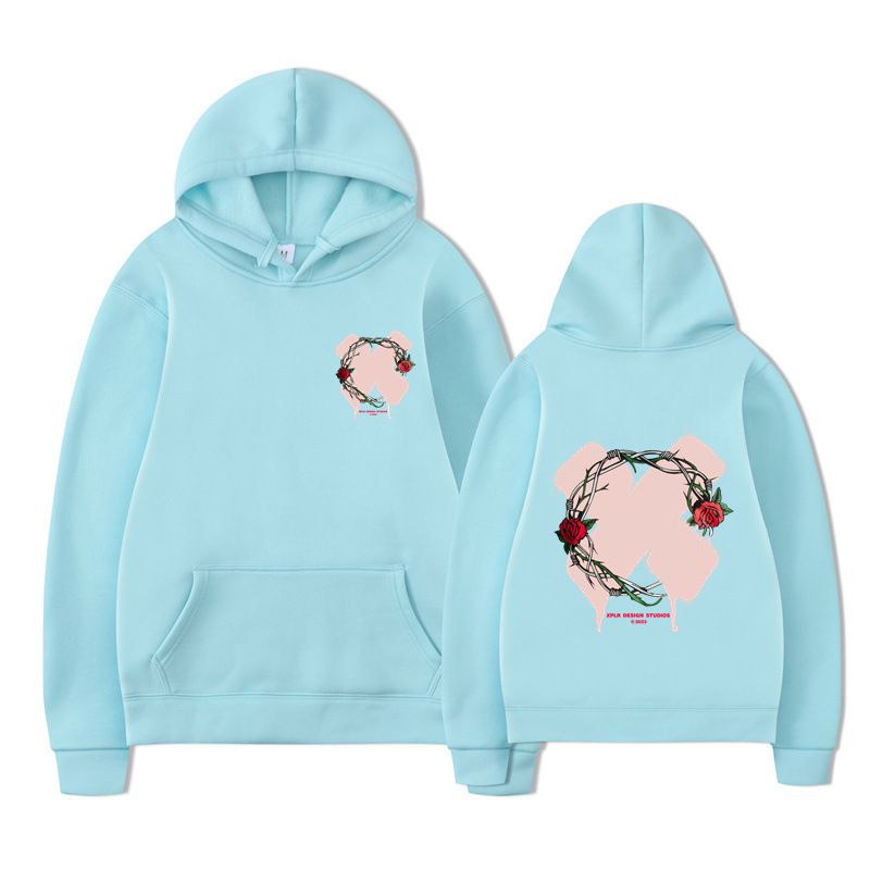 Felpa con cappuccio unisex con stampa di lettere di nuova moda per uomo e donna autunno inverno_voghion.com