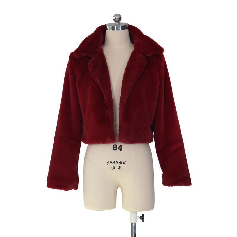 L'abbigliamento femminile desidera Dunhuang vendita calda autunno e inverno cardigan in pelliccia sintetica sciolto giacca corta cappotto soffice_voghion.com