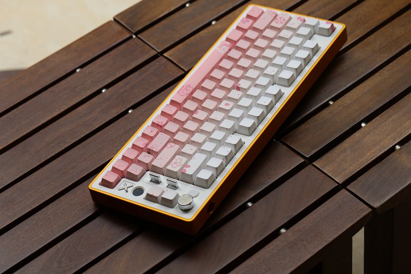Jkdk Pink Transparent 87 104 Key Cap_voghion.com