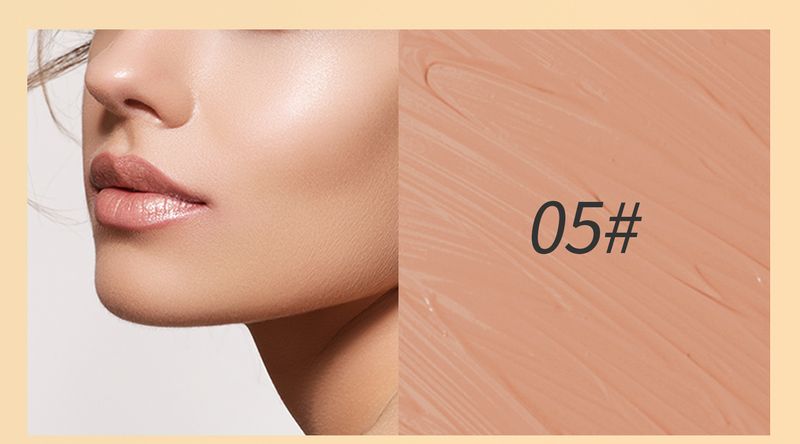 Hellokiss Concealer Feuchtigkeitsspendende und natürlich aufhellende Weizen-Antik-Kupfer-Farbe wärmende flüssige Grundierung_voghion.com