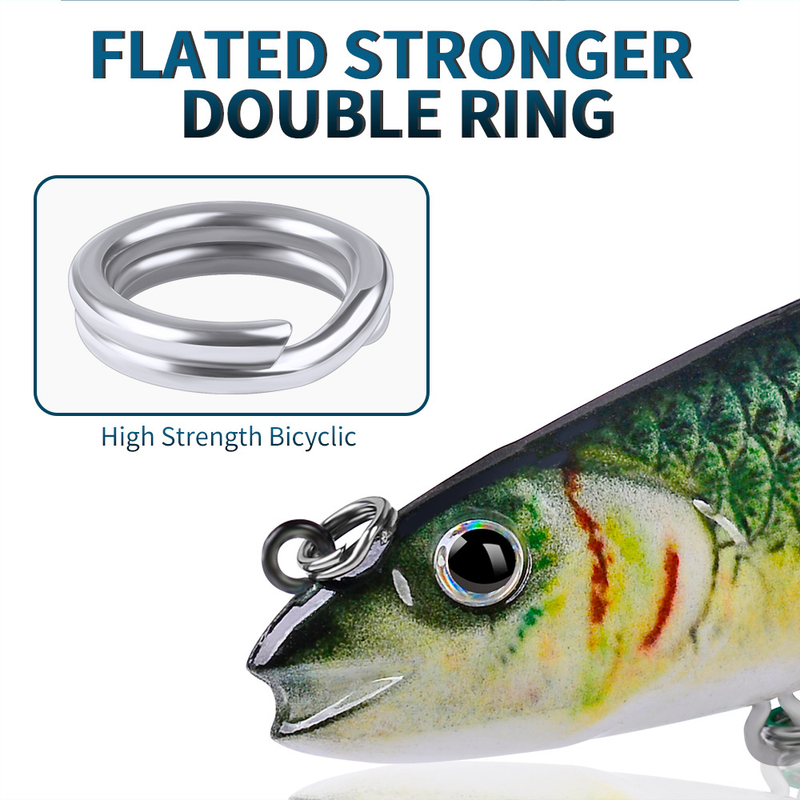 Lure Multi-Section Fish 8-Section Multi-Stage Hard Sea 12.5cm 21.5g Plastic Bait Fishing Gear_voghion.com