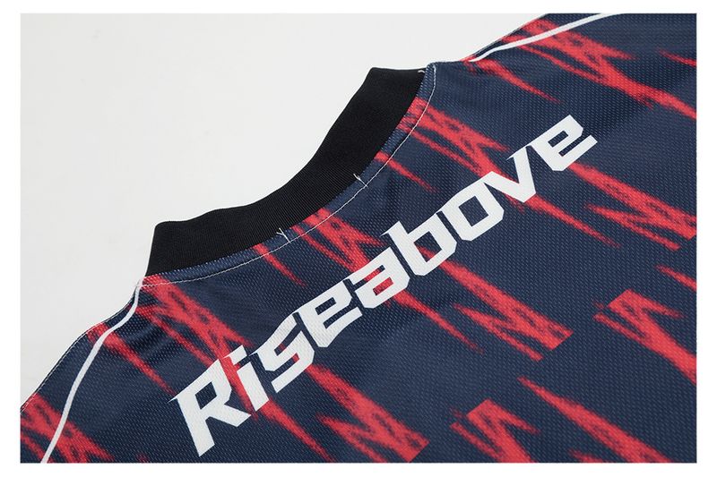 Ropa para hombre, marca de moda estadounidense, insignia, impresión de letras, uniforme de fútbol para adultos, versión tailandesa, uniforme de juego, versión de jugador, ropa de calle para hombre_voghion.com