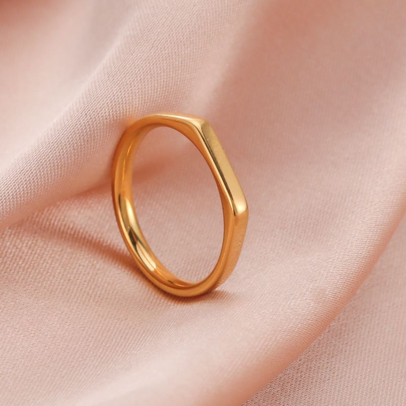Pronto Stock Skyrim Minimalista Sigillo Donna Uomo Acciaio Inossidabile Largo Rettangolo Geometrico Anelli Moda Gioielli da Sposa Regalo All'ingrosso_voghion.com