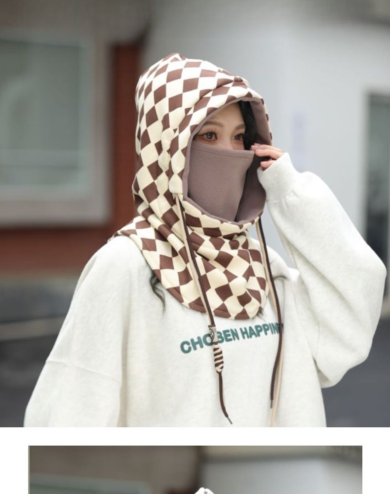 Máscara de esquí a prueba de viento para ciclismo, unisex, calentador de cuello integrado, para deportes al aire libre, térmico, para otoño e invierno._voghion.com