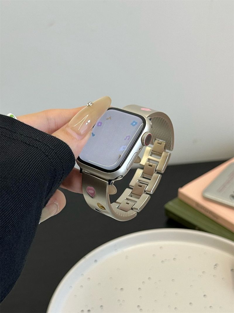 Iwatch óraszíj 42/44/45/46/49mm 38/40/41mm fém divatos óraszíj Ultra2 sorozathoz 10/9/8/7/6/5/4/3/2/1_voghion.com