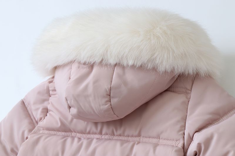 Warme baby-jumpsuit met fleecevoering, capuchon en wanten - Winterromper voor jongens en meisjes (6M-24M, 66-90cm) - Zacht polyester all-in-one sneeuwpak_voghion.com